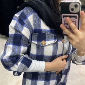 تصویر شکت پشمی - آبی 