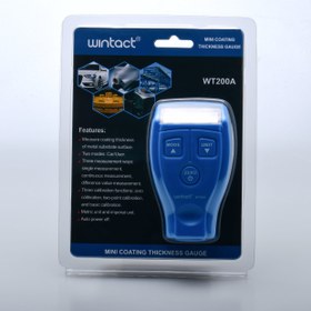 تصویر ضخامت سنج رنگ وینتکت WINTACT WT200A Coating film Thickness Gauge-colored display WINTACT WT200A