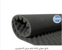 تصویر فوم شانه‌تخم‌مرغی نسوز الاستومری - 19 میل Fire-Retardant Egg Crate Elastomeric Acoustic Foam