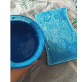 تصویر خمیر رنگ آبی 250 گرم 