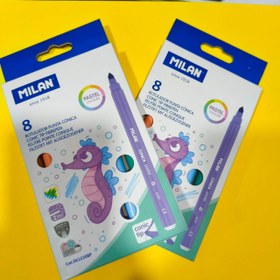 تصویر ماژیک ۸رنگ میلان ضخیم 