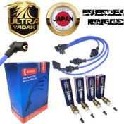 تصویر قویترین پک تقویت وایرشمع خودرو پژو 405 -شمع و وایر DENSO ژاپن 