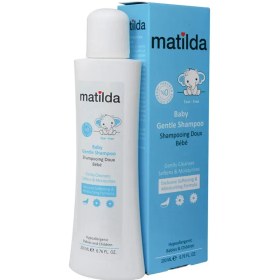 تصویر شامپو ملایم کودک ماتیلدا gentle shampoo حجم 200 میلی لیتر matilda Gentle Baby Shampoo 200ml