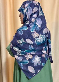 تصویر روسری نادیا بنفش 