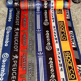 تصویر کمربند اسپرت طرحدار ادیداس زرد و سبز 