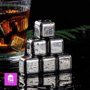 تصویر خنک کننده نوشیدنی مدل X ice 2 بسته 6 عددی | استیل متفرقه