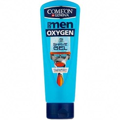 تصویر ژل اصلاح کامان مدل Oxygen حجم 200 میلی لیتر Kaman Oxygen shaving gel, volume 200 ml