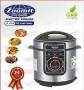 تصویر زودپز برقی زومیت 6 لیتر ZM-2101 