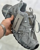 تصویر کتانی بالنسیاگا اسپایدر رنگ طوسی 