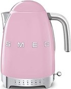 تصویر SMEG KLF04PKUK ، کتری سبک یکپارچهسازی با سیستمعامل ، 7 تنظیم دما ، ظرفیت 1.7 لیتر با نشانگر سطح آب ، 360 پایه چرخان ، پاهای ضد لغزش ، درب باز نرم ، فولاد ضد زنگ ، صورتی ، 1 سال ضمانت Smeg Klf04PkUK, 50S Retro Style Kettle, 7 Temperature Settings, 1.7 L Capacity With Water Level Indicator, 360 Swivel Base, Anti-Slip Feet, Soft Opening Lid, Stainless Steel, Pink, 1 Year Warranty