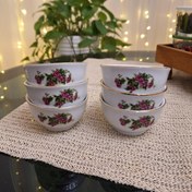 تصویر کاسه ماست خوری گلسرخی 