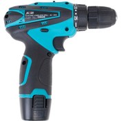 تصویر دریل پیچ گوشتی شارژی آلور 12 ولت کد 2011 cordless screwdriver drill alver code 2011