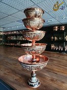 تصویر سرویس پذیرایی مسی نقره کوب 5 پارچه مدل ژیوا 