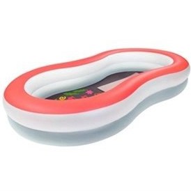 تصویر استخر بادی لوبیایی طرح دار bestway 54136