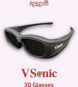 تصویر عینک سه بعدی ویسونیک 3D Glasses 