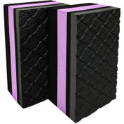 تصویر آجر یوگا مدل آجدار YBT-24 بسته 2 عددی 