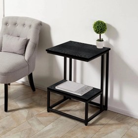 تصویر میز تلفن مدل TEL_H100_45_B - مشکی 