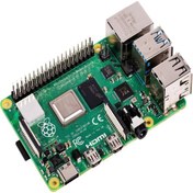 تصویر برد رزبری پای 4 مدل B تولید انگلستان با رم 8 گیگابایت Raspberry pi4 model B 8G RAM