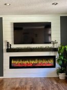 تصویر شومینه برقی الیسان 50*180 بدون گرما - 50*180 fireplace 180