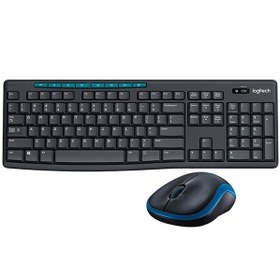 تصویر کیبورد و ماوس بی‌سیم لاجیتک مدل MK275 با حروف فارسی ا Logitech MK275 Wireless Keyboard and Mouse Logitech MK275 Wireless Keyboard and Mouse