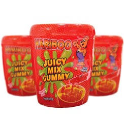 تصویر پاستیل هاریبو طعم توت فرنگی وزن ۱۰۲ گرم 