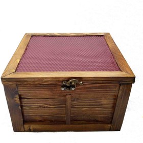 تصویر جعبه کادویی چوبی 