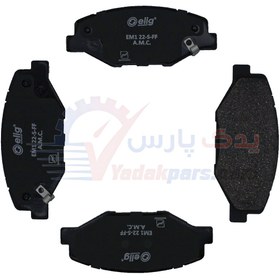 تصویر لنت جلو سمند ملی و دنا الیگ کربن سرامیک elig Brake Pads 2120919815 ZB30 C-ceramic SAMAND EF7 & Dena