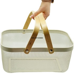 تصویر سبد فلزی ایکیا مدل RISATORP بزرگ 