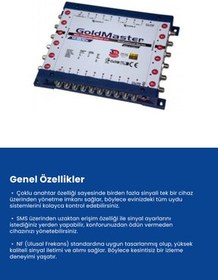 تصویر سوئیچ M 10 12 CASCADE MULTISWITCH گلد مستر GoldMaster 