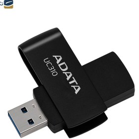 تصویر فلش مموری USB 3.2 ای دیتا مدل UC310 ظرفیت 128 گیگابایت ADATA FLASH MEMORY UC310 128GB