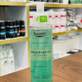 تصویر ژل شستشوی اوسرین EUCERIN مدل درما پوریفایر DERMO PURIFYER حجم 200 میل پوست چرب و جوش دار 