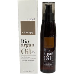 تصویر روغن آرگان ارگانیک خالص مدل کا تراپی لاکمه حجم 125 میل LAKME k.therapy bio argan oil 