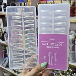 تصویر تیپ ژل کاشت ژلیکس ناخن بسته 240 عددی مدل گلدانی 