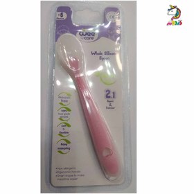 تصویر قاشق تمام سیلیکون وی کر wee care 