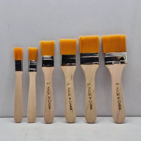 تصویر پک قلم مو هنری ۶ عددی 