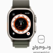 تصویر ساعت هوشمند طرح اپل واچ اولترا top-1 hi ultramax - تیتانیومی بند ا top-1 hi ultramax smartwatch top-1 hi ultramax smartwatch