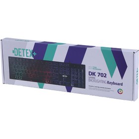 تصویر کیبورد گیمینگ دیتکس پلاس DK 702 Detex+ DK 702 Gaming Wired Keyboard