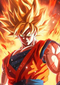 تصویر متال پوستر انیمه Dragon Ball کد N202 