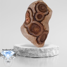 تصویر سنگ عقیق باباقوری چشم فسیلی کمنظیر S89 