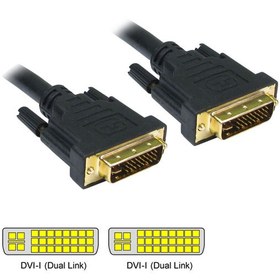 تصویر کابل DVI I لمونتک 1.5 متری (DVI-I DUAL LINK) 