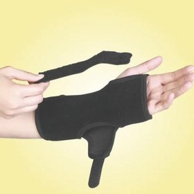 تصویر مچ‌بند آتل‌دار تک سایز (نئوپرن) کدمحصول : 36700 Free Size Neoprene Wrist Splint