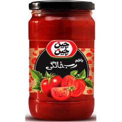 تصویر رب گوجه فرنگی شیشه700grبا طعم خانگی چین چین رب گوجه فرنگی شیشه700grبا طعم خانگی چین چین