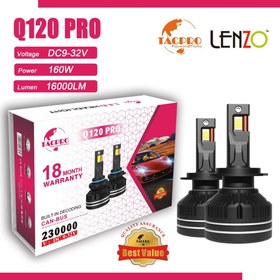 تصویر هدلایت 100 وات Q120 PRO تک پرو Tacpro 