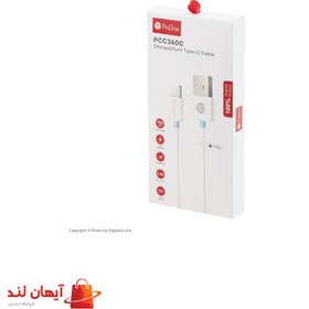 تصویر کابل تایپ سی (Type-C) طول 1 متر پرووان (ProOne) مدل PCC360C 