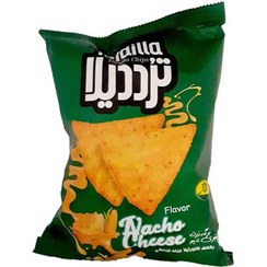 تصویر برگه ذرت پنیری ناچو-فاقدگلوتن100گرم ترددیلا 