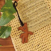 تصویر بگ چارم تدی(آویز چرمی تدی) 