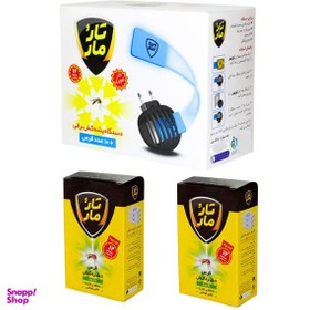 تصویر حشره کش برقی و قرص حشره کش تار و مار مدل S-Abi-003 مجموعه 3 عددی 