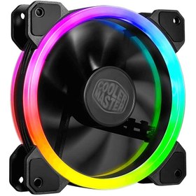 تصویر خنک کننده کیس کامپیوتر کولر مستر مدل مسترفن MF120 S2 Cooler Master MasterFan MF120 S2 Case Cooler