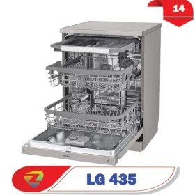 تصویر ماشین ظرفشویی ال جی مدل DFB435 ظرفیت ۱۴ نفر مبله 