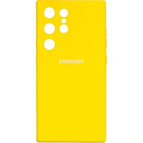 تصویر گارد سیلیکونی اورجینال گوشی سامسونگ مدل S24Ultra - گلبهی Original silicone guard for Samsung S24Ultra phone